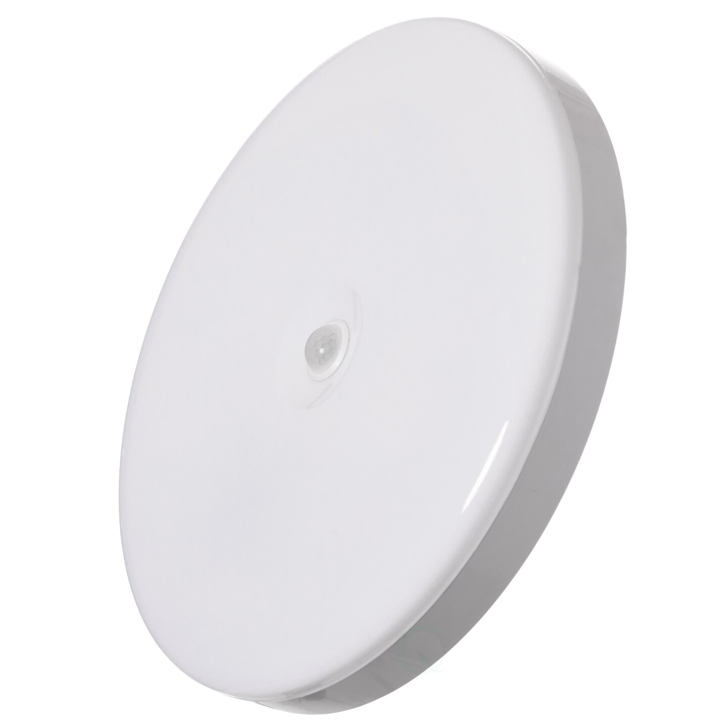 Modern White Round 12 Inch Motion Sensor LED Indoor Ceiling Light Flush Mount Fixture 6500K Daylight, 1800lm 18W Energy Efficient with Adjustable Beam Angle for Living Room, Bedroom, Bathroom,