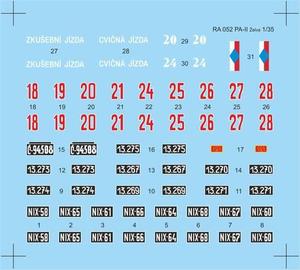 CMK  1/35 &#x160;koda PA-II &#x201E;Turtle&#x201C; &#x2013; Decal sheet 1/35