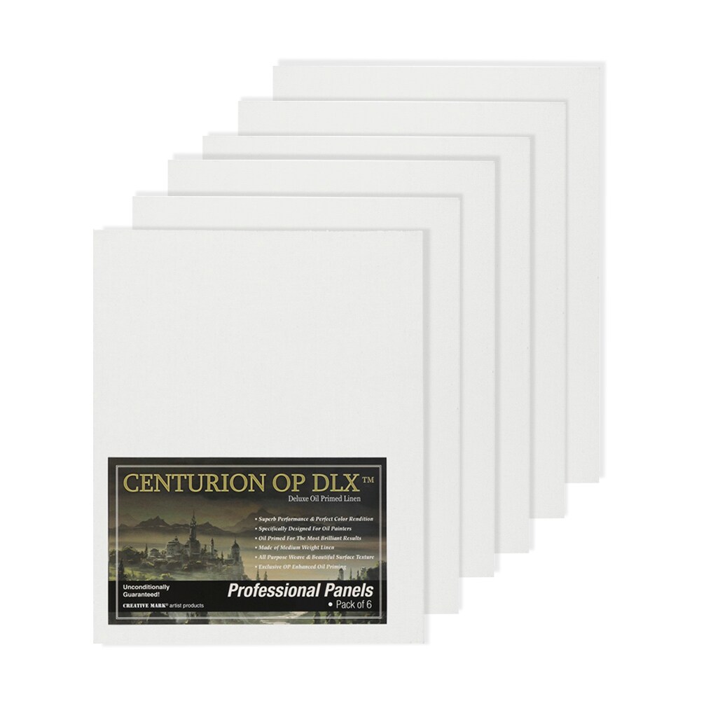 Centurion Linen Canvas Pad 6x8 10 Sheets , 11oz Acrylic Primed