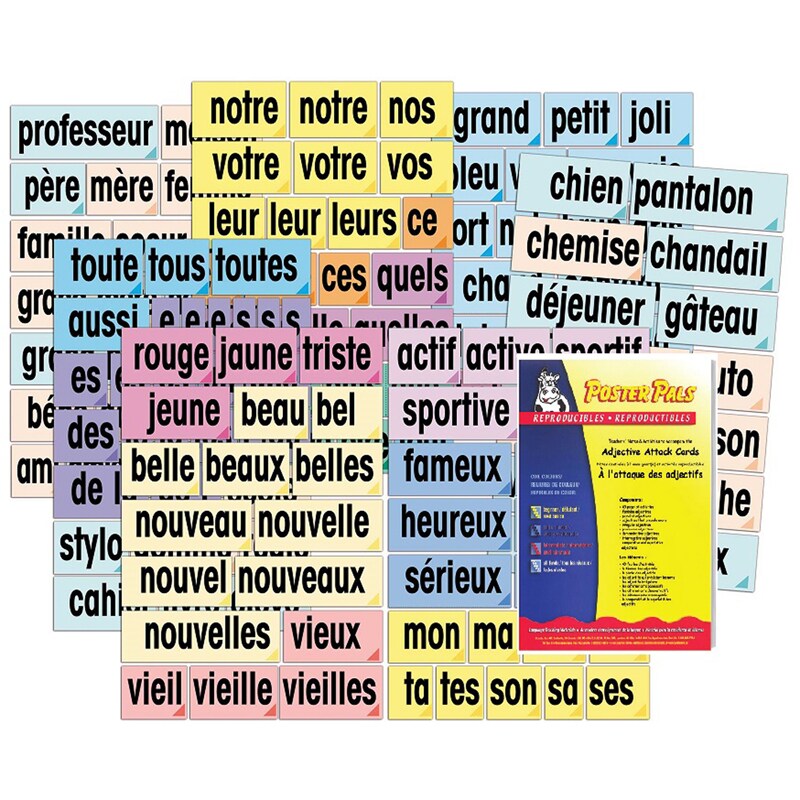 Adjective Attack Card Set, French | Michaels