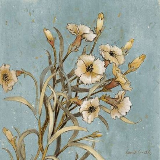 Wild Flowers on Blue I Poster Print by Lanie Loreth - Item # VARPDX6801E