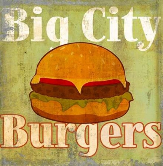 Hamburger Poster Print by Skip Teller - Item # VARPDX1CU2475