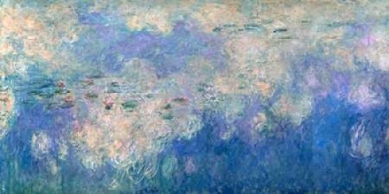 Detail of Waterlilies- The Clouds Poster Print by Claude Monet - Item # VARPDX2CM011