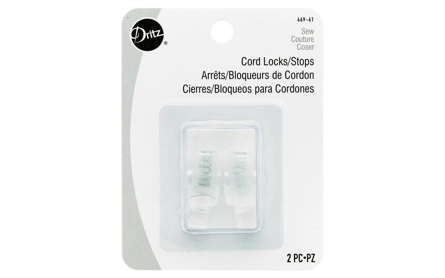 Dritz Cord Stops Clear