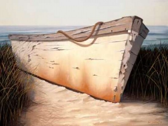White Boat Poster Print by Karl Soderlund - Item # VARPDXS1061D