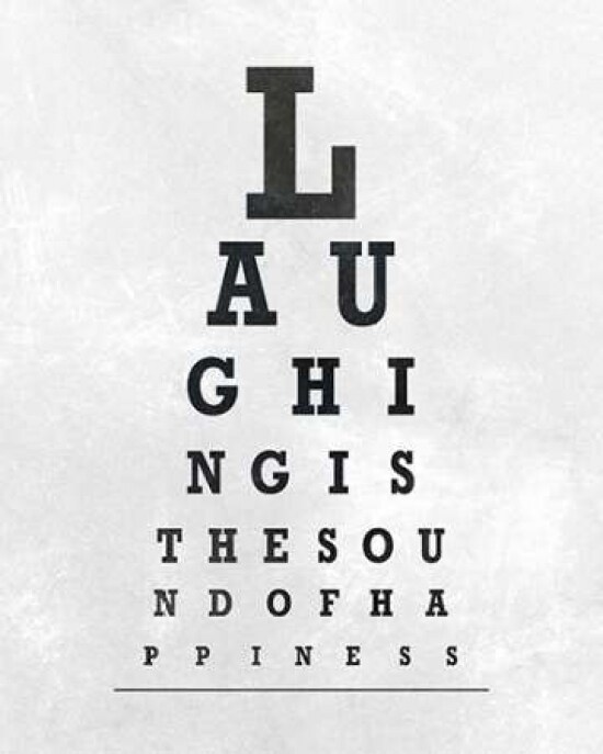 Eye Chart Typography II Poster Print by SD Graphics Studio - Item # VARPDX9596G