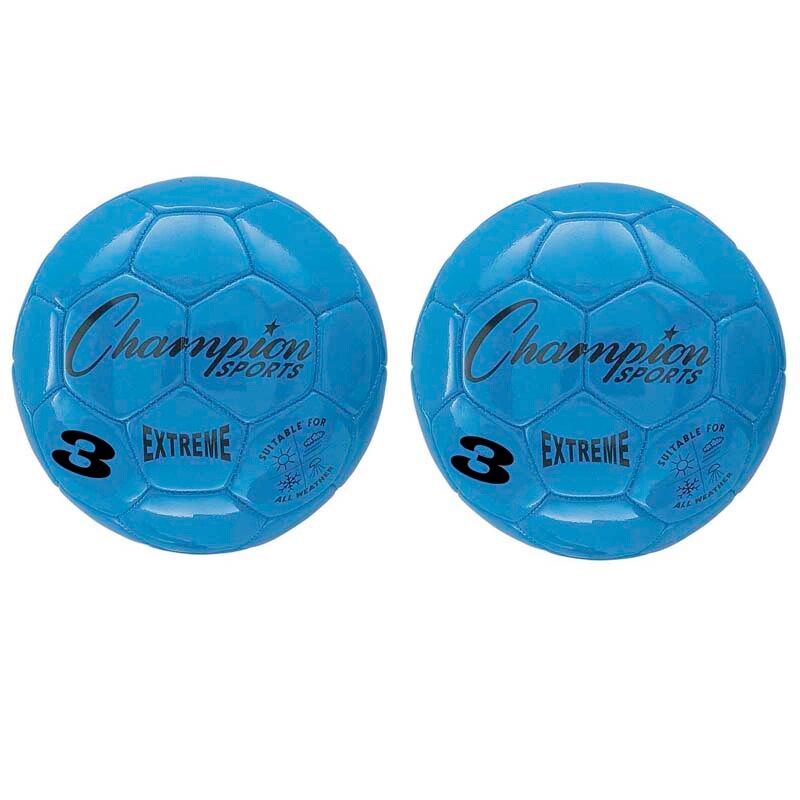 Extreme Soccer Ball, Size 3, Blue, Pack of 2 Michaels