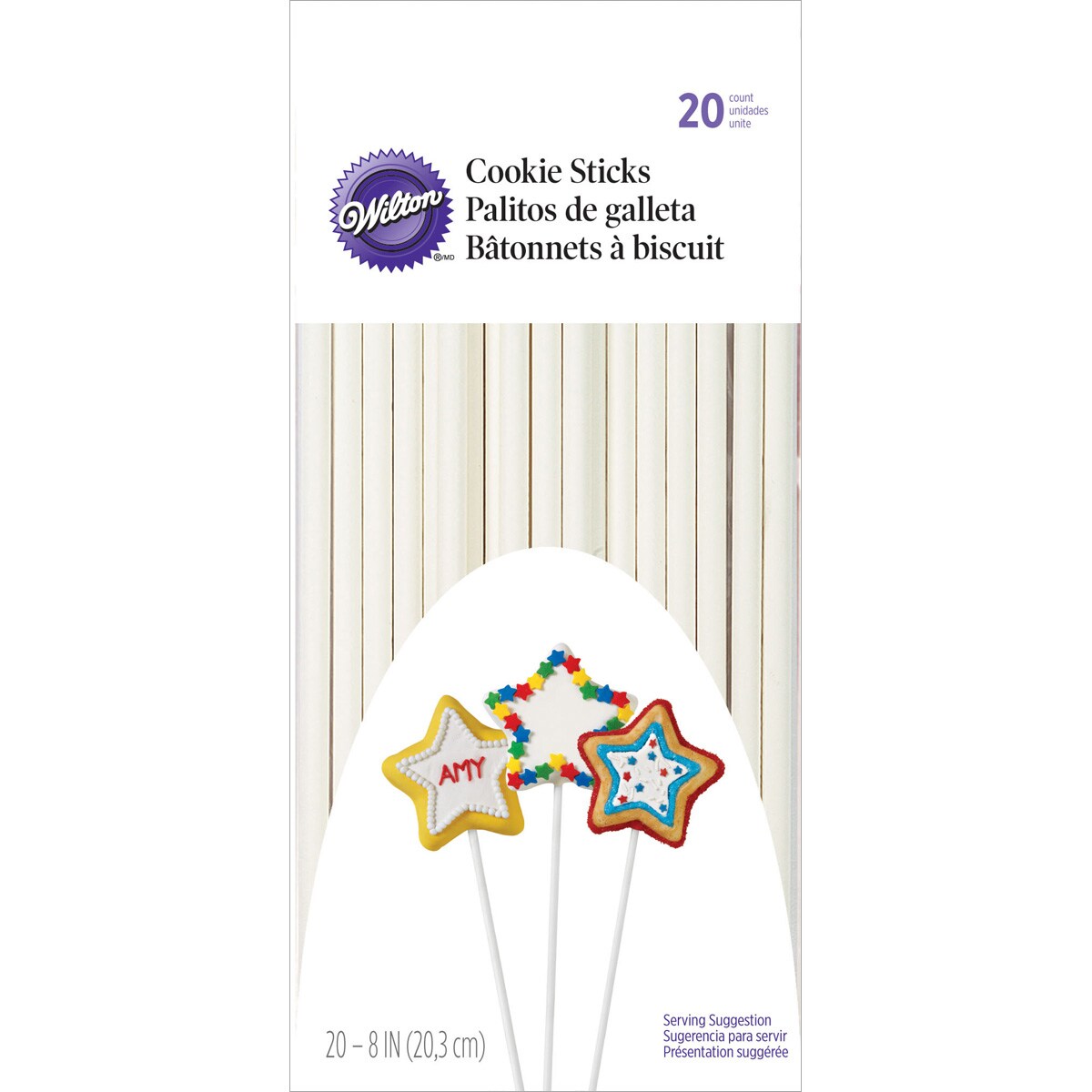 Wilton Cookie Sticks 20/Pkg-8&#x22;