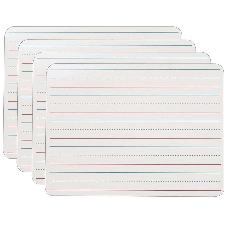 TwoSided Dry Erase Board, Plain/Ruled, 9" X 12", Pack Of 4 Michaels