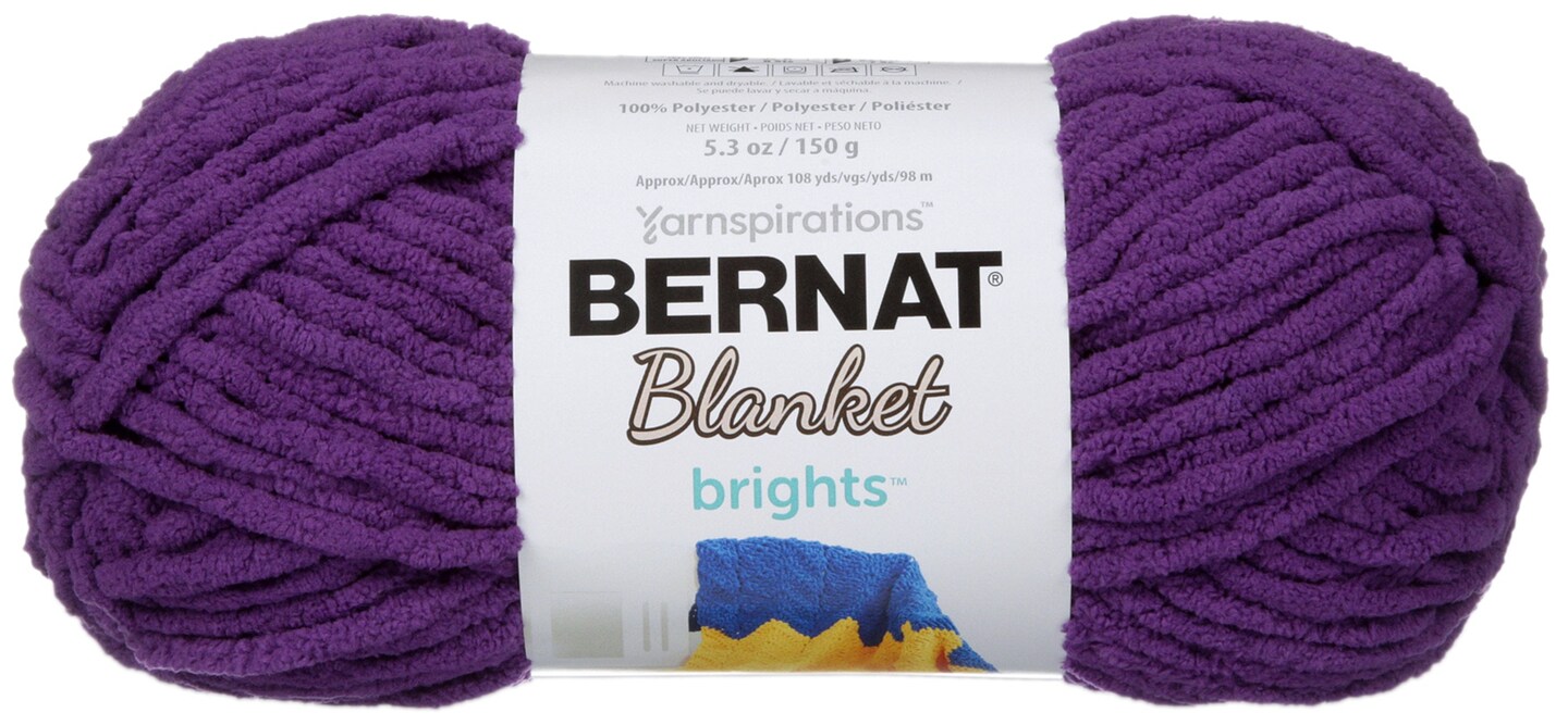 Bernat Blanket Brights Yarn-Pow Purple | Michaels