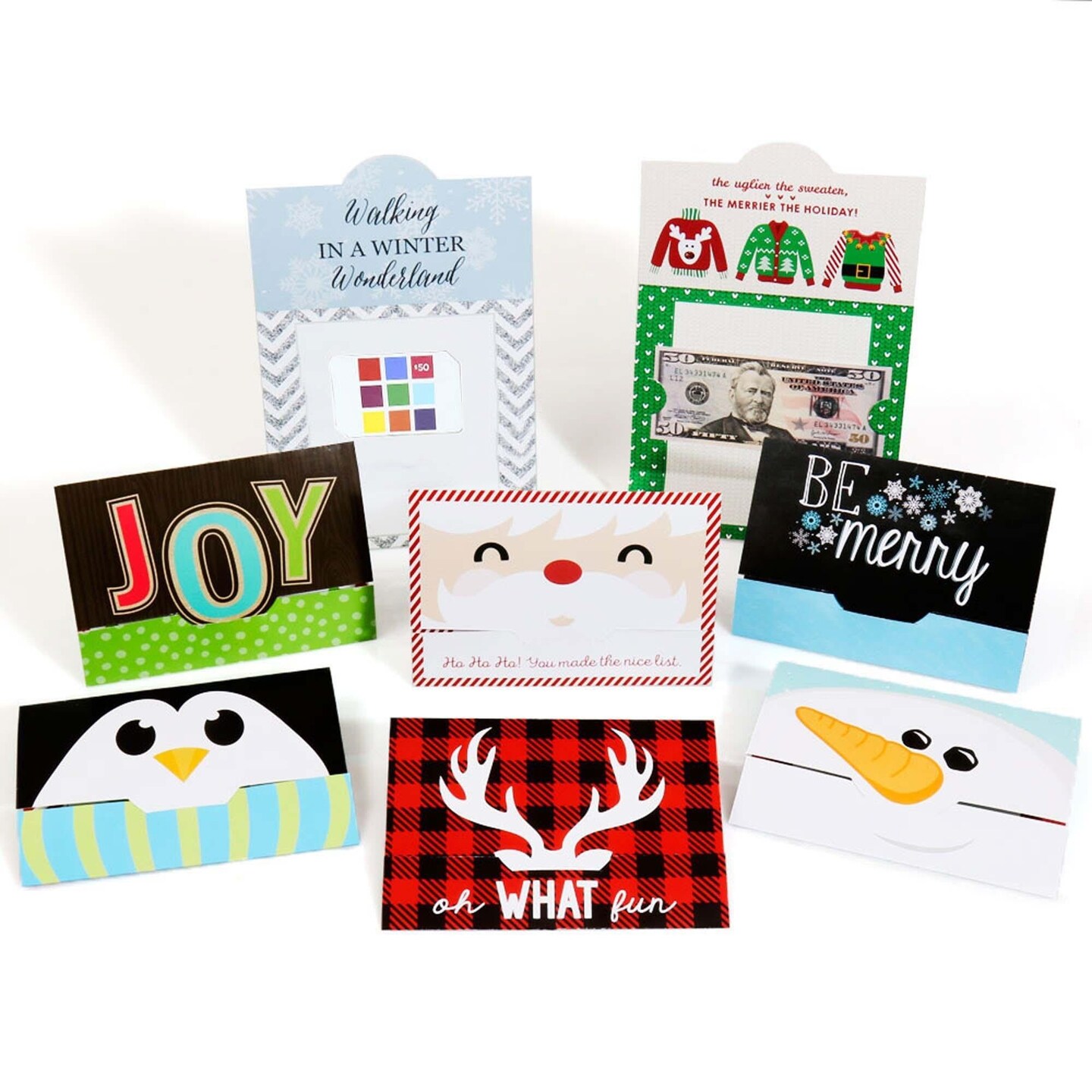 Big Dot Of Happiness Assorted Holiday Cards   Christmas Money And Gift