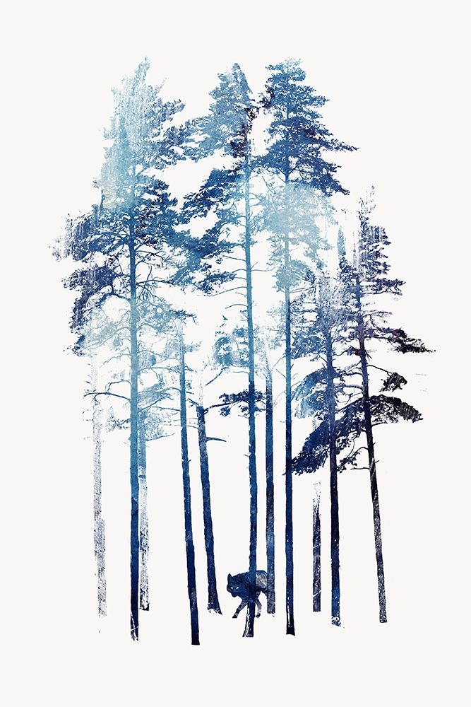 Winter Wolf Poster Print by Robert Farkas - Item # VARPDXF698D