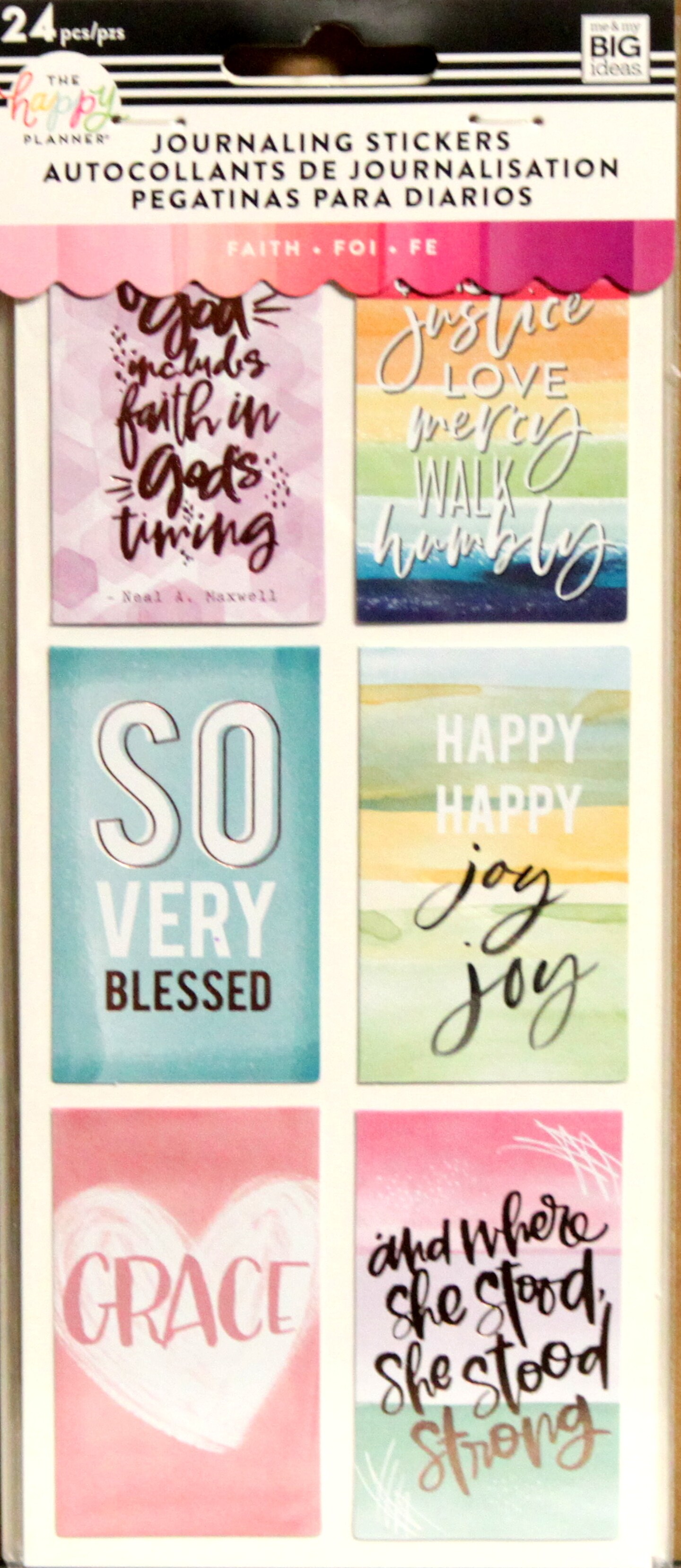 The Happy Planner Faith Journaling Stickers Flip Book