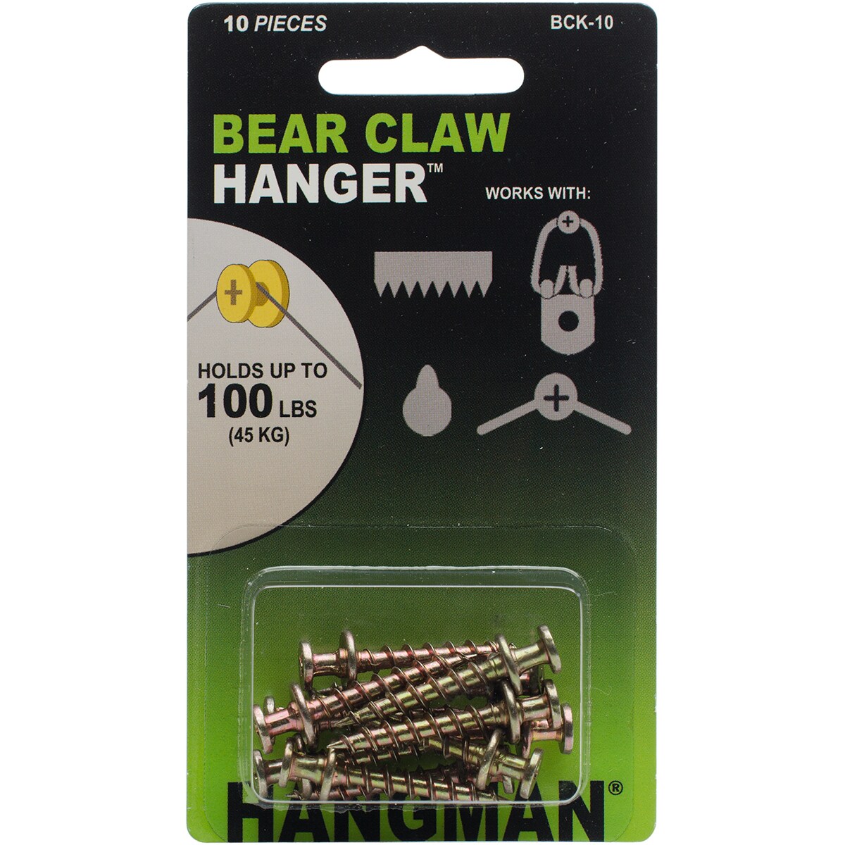 Hangman Gold Bear Claw Hangers