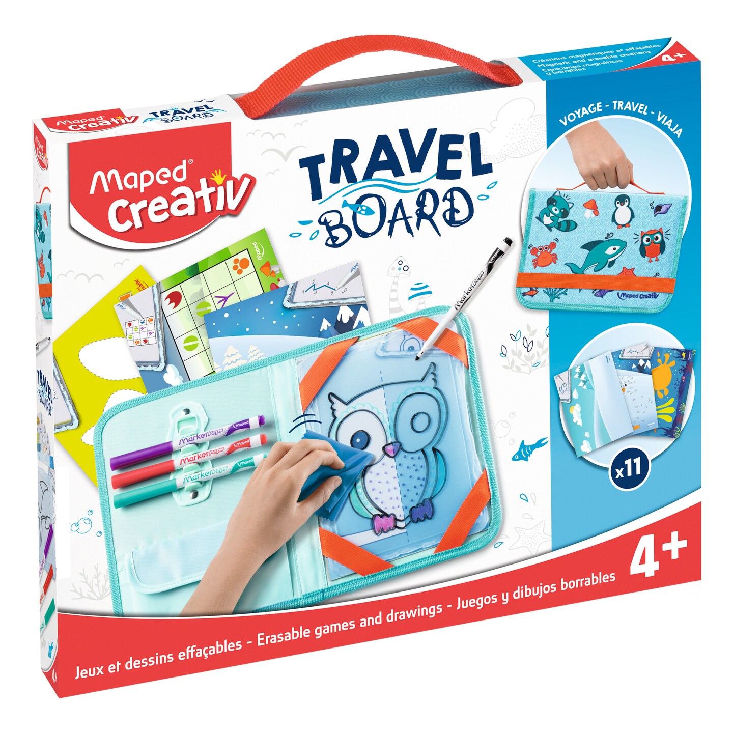 Maped Creativ Transparent Travel Board Drawing Kit