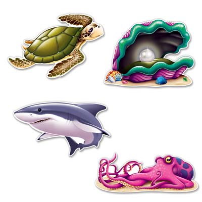 Under The Sea Creature Cutouts