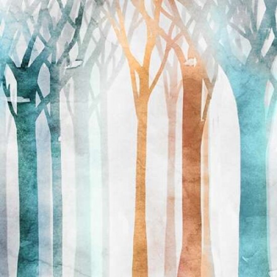 Dancing Tress I Poster Print by Edward Selkirk