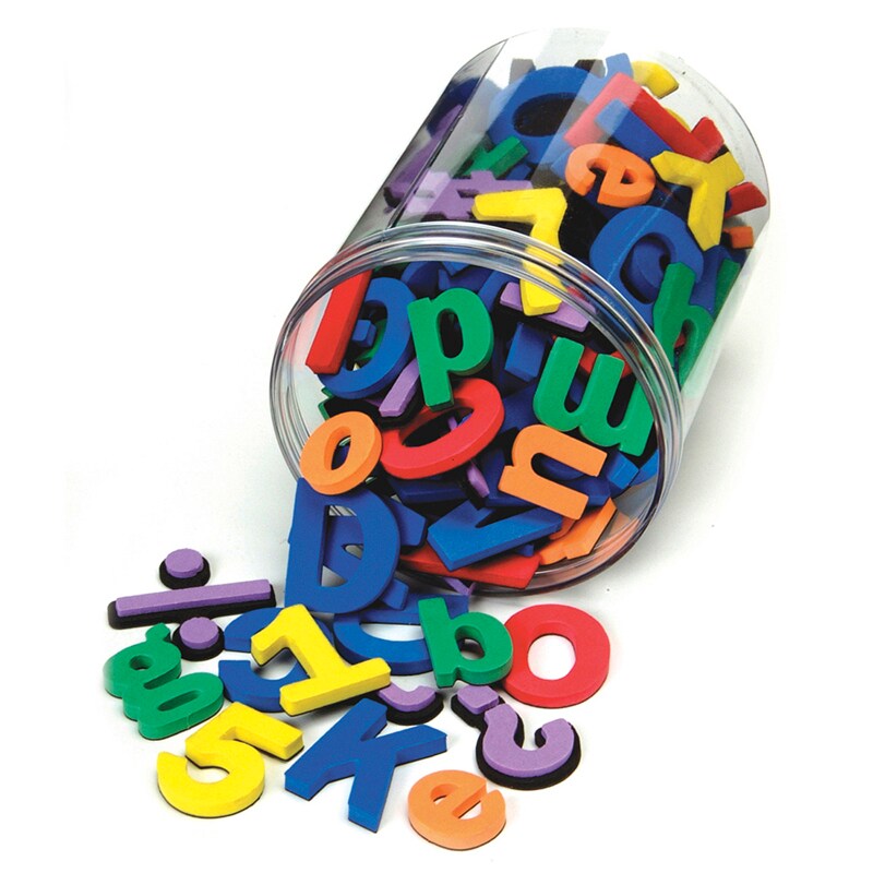 Magnetic Letters, Numbers &#x26; Symbols, Assorted Colors &#x26; Sizes, 130 Pieces