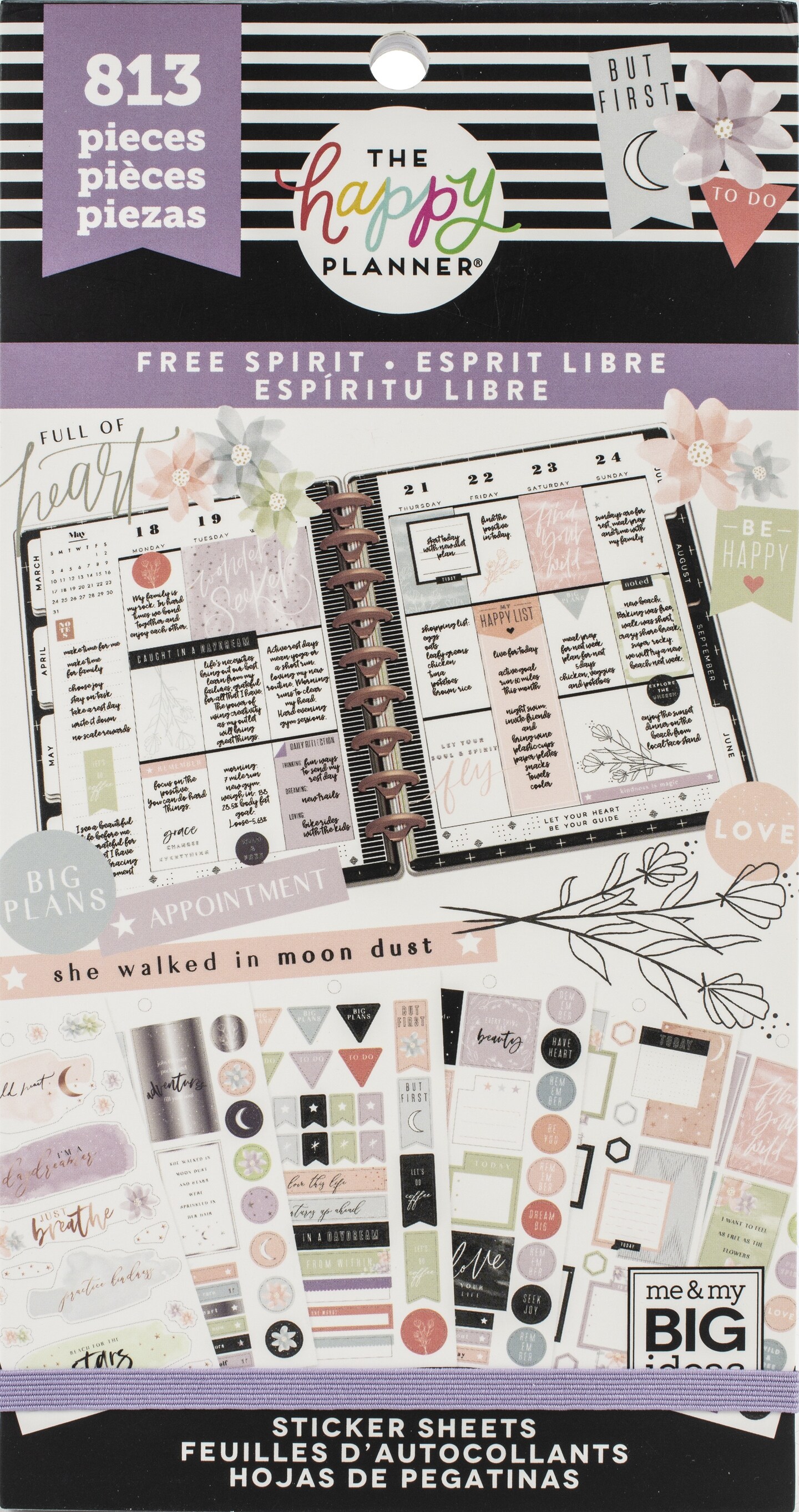 Happy Planner Sticker Value Pack-Free Spirit, 813/Pkg