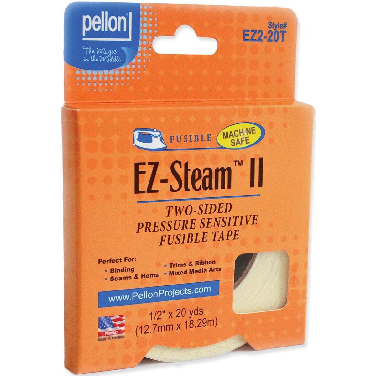 Pellon EZ-Steam II Tape-.5&#x22;X20yd