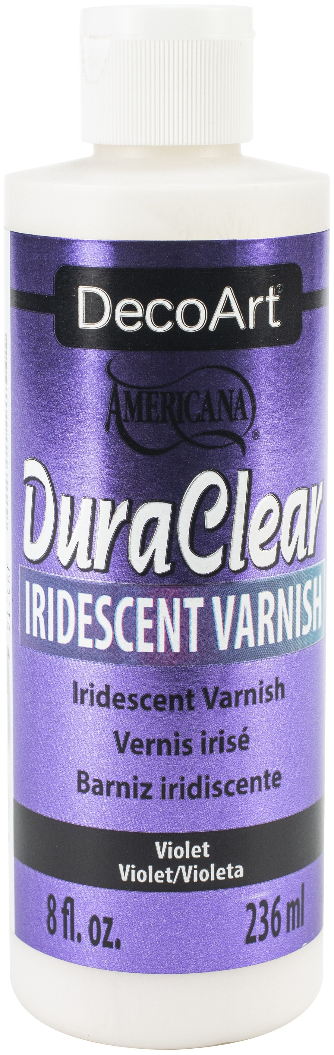 Americana DuraClear Varnish 8Oz-Iridescent Violet