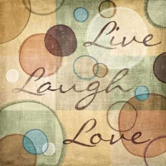 Live Laugh Love Poster Print by N Harbick - Item # VARPDXHRB020