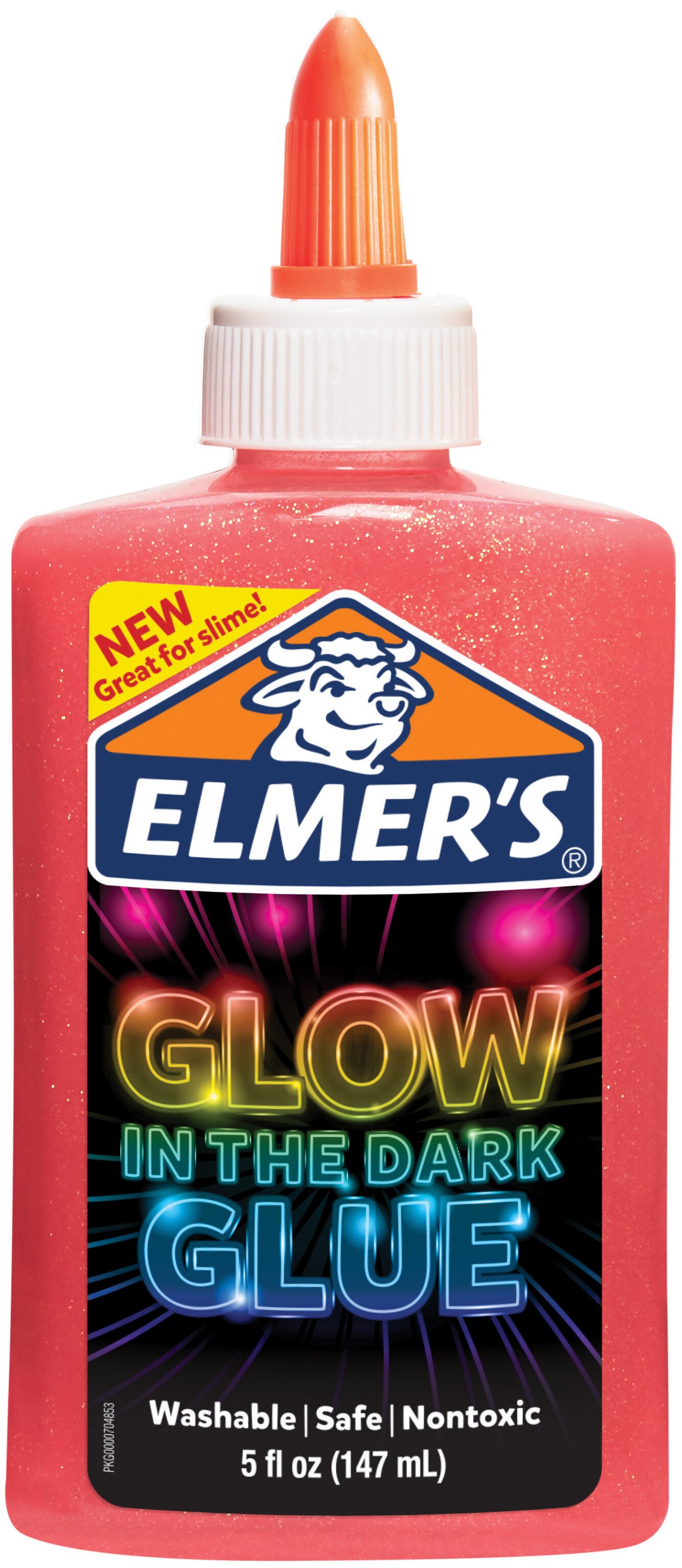 Elmer&#x27;s Glow In The Dark Liquid Glue 5oz-Pink