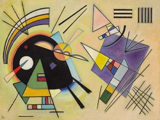 Nero e viola Poster Print by  Wassily Kandinsky - Item # VARPDX3WK3074