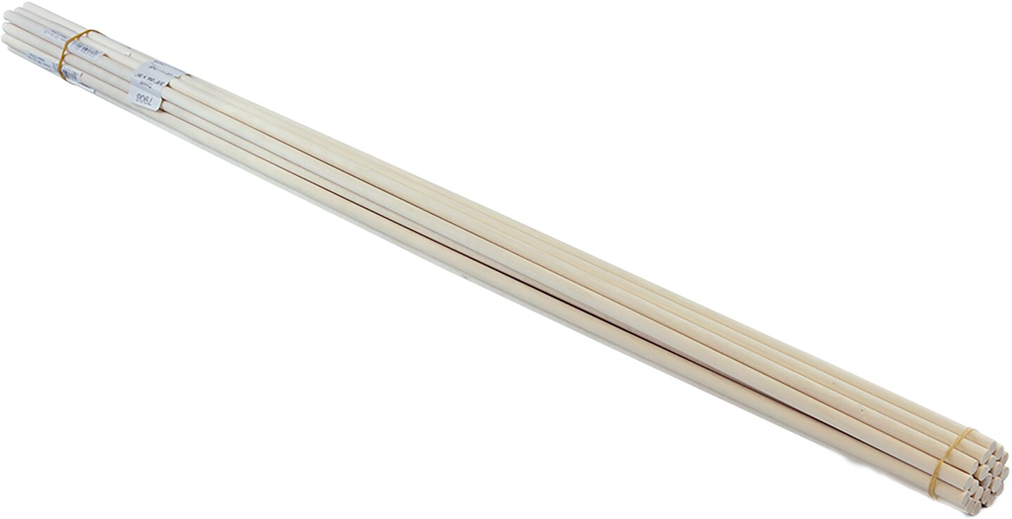 Midwest Products Birch Hardwood Dowel 36&#x22;-3/8&#x22;