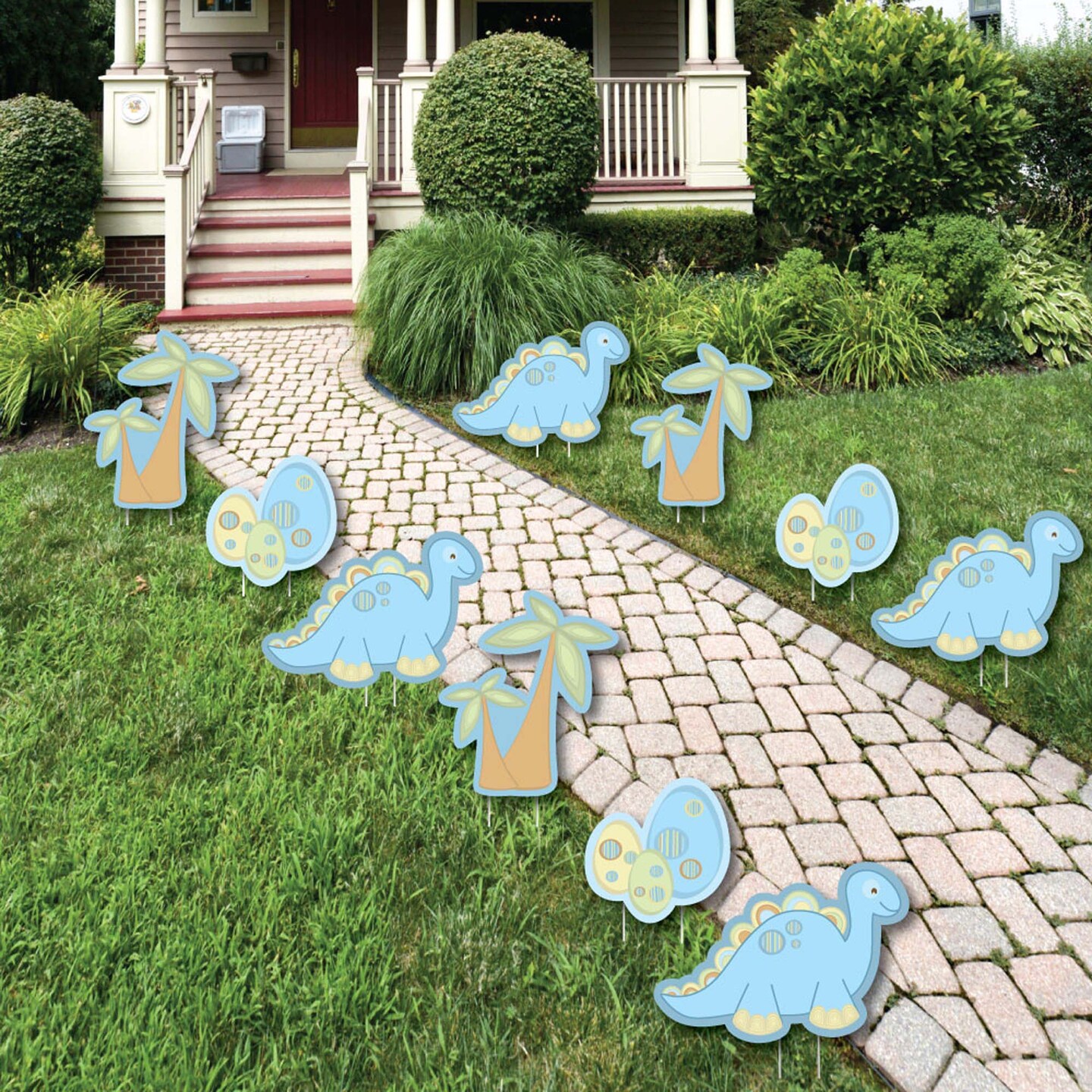 Baby boy shower dinosaur decorations 2025