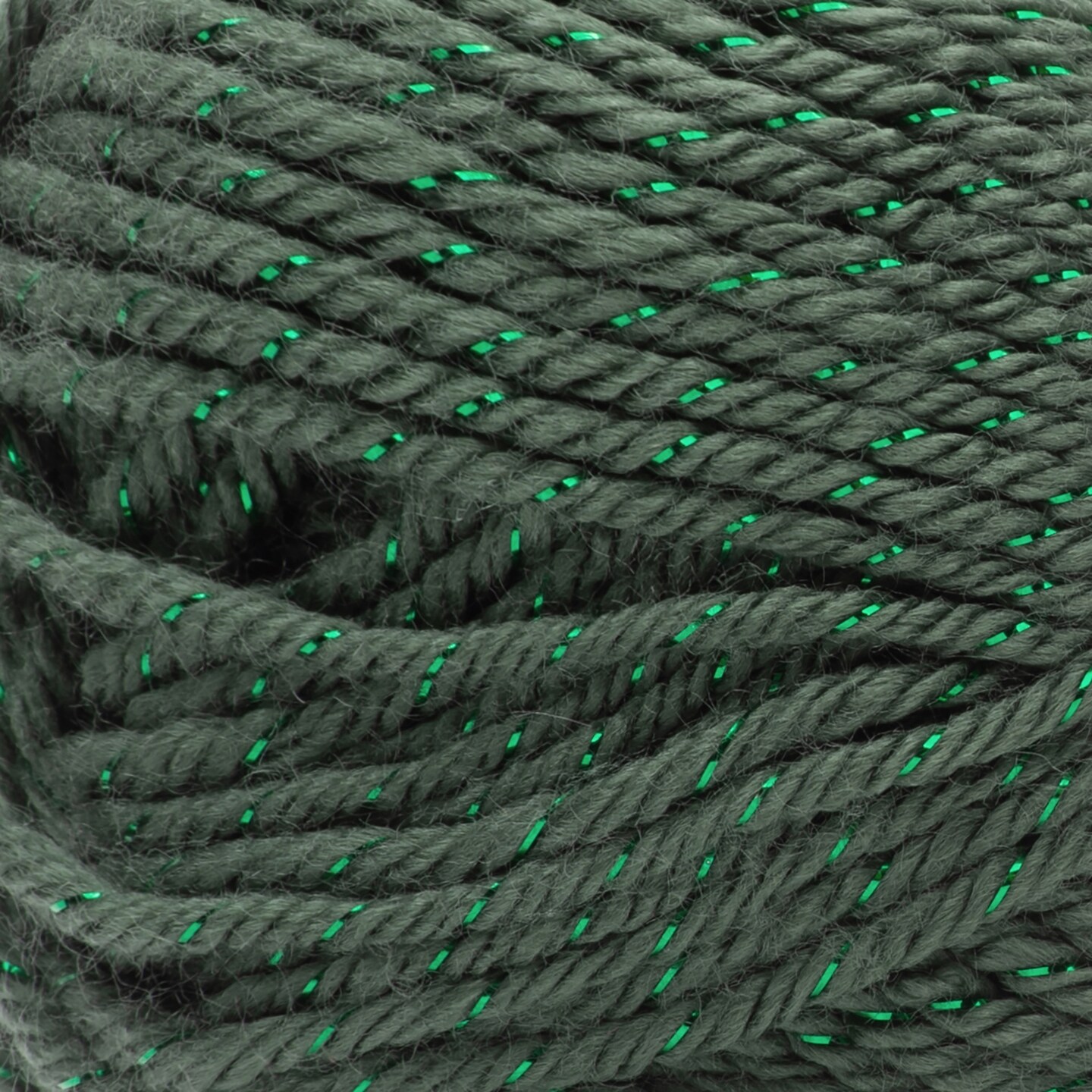 Pack of 3) Caron Simply Soft Party Yarn-Dark Sage Sparkle