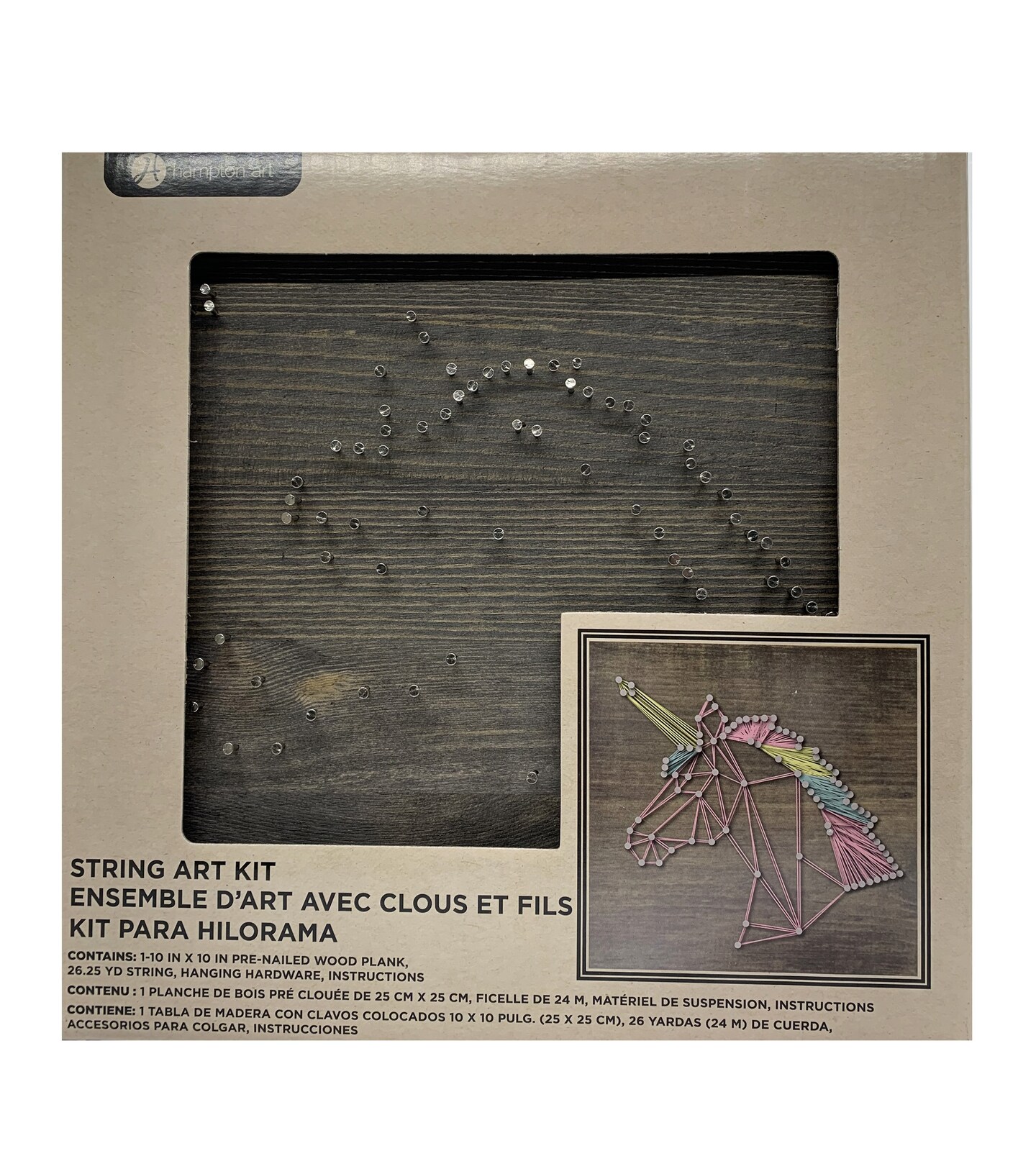 Hampton Art String Art Kit 10"X10"Unicorn Michaels