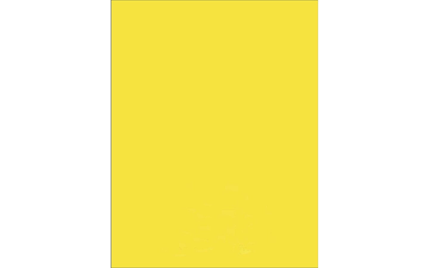 Self Adhesive Paper 8.5x11 25pcPk Yellow UPC
