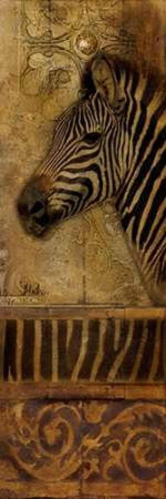 Elegant Safari Panel I-ZEBRA Poster Print by Patricia Pinto - Item # VARPDX6634A
