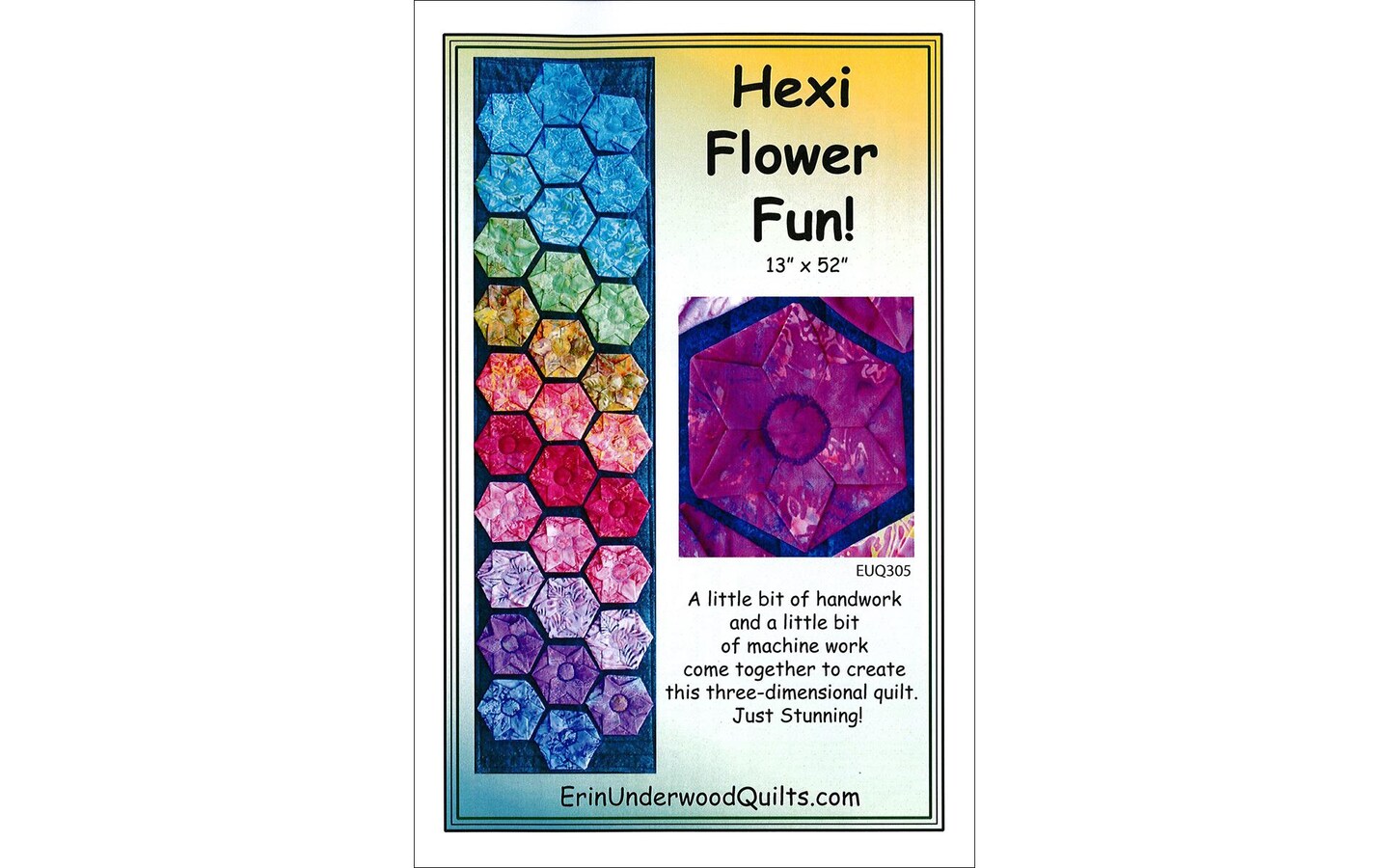 Erin Underwood Hexi Flower Fun! Ptrn