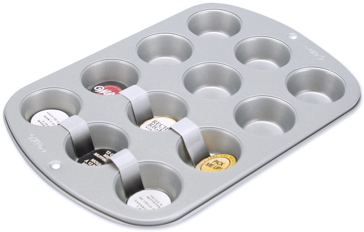 Wilton Recipe Right Mini Muffin Pan-12 Cavity 1.875&#x22;X1.25&#x22;