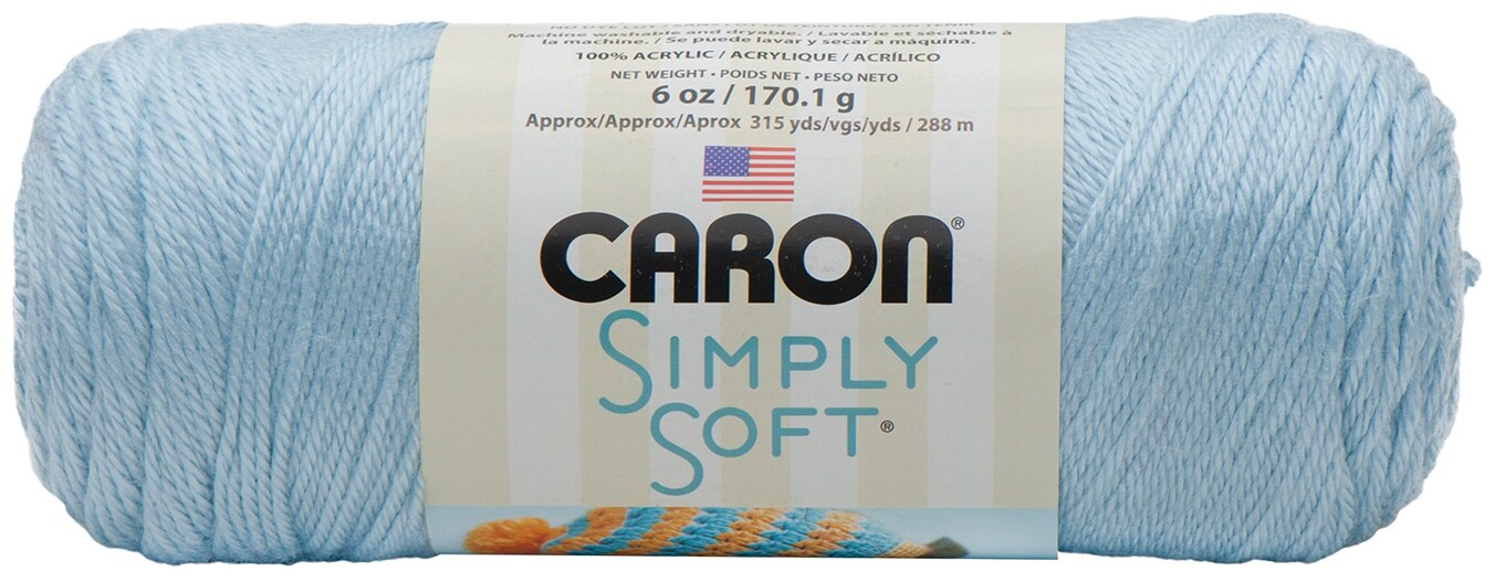 Caron Simply Soft Solids Yarn-Soft Blue | Michaels