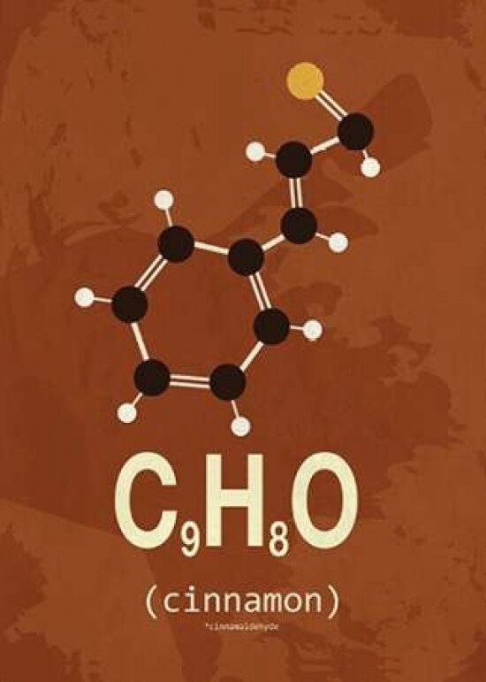 Molecule Cinnamon Poster Print by TypeLike - Item # VARPDXIN3189310