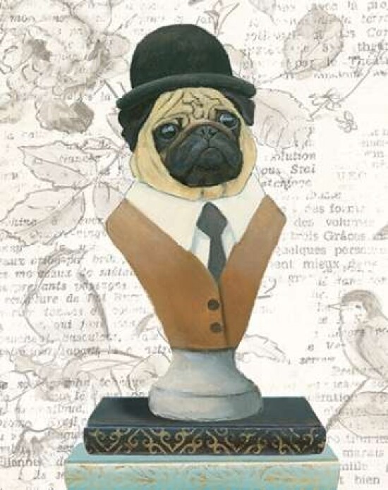 Canine Couture Newsprint III Poster Print by Emily Adams - Item # VARPDX22183