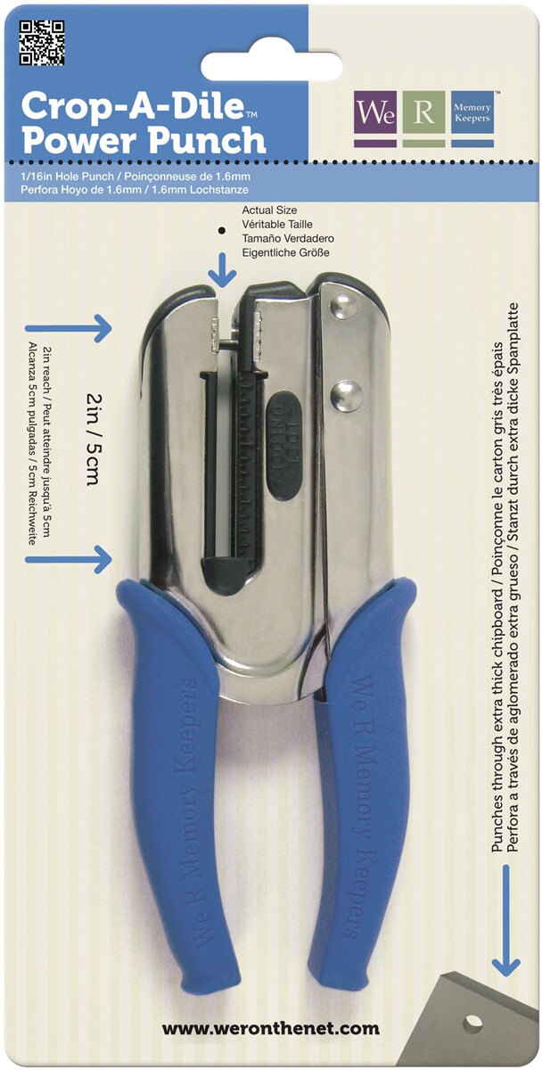 Crop-A-Dile Power Punch-.0625&#x22; Hole