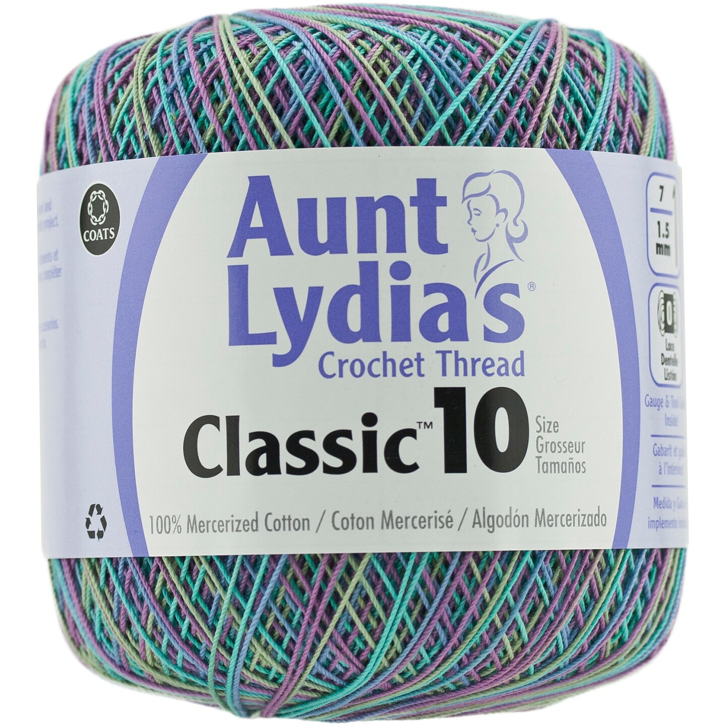 Aunt Lydia&#x27;s Classic Crochet Thread Size 10-Monet