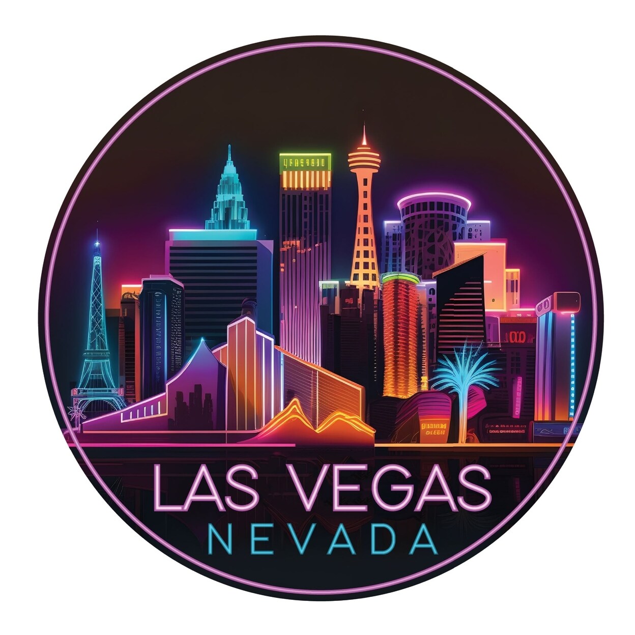 Las Vegas Nevada E Exclusive Destination Fridge Decor Magnet