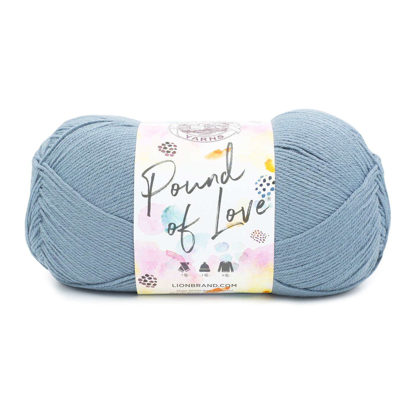 Lion Brand Pound Of Love Yarn-Cadet