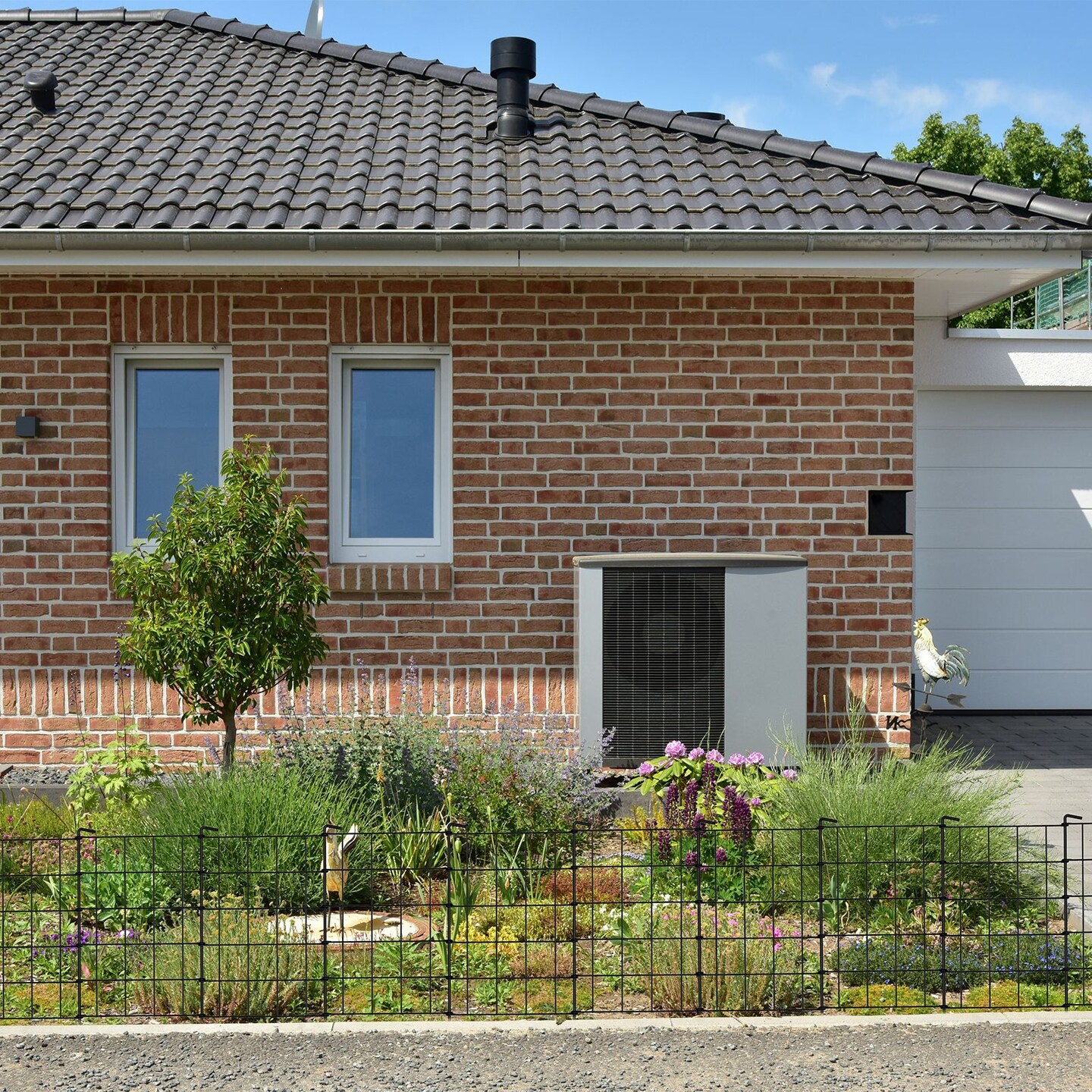 28pcs No Dig Garden Decorative Fence, Rustproof Metal Wire Garden Fence Border