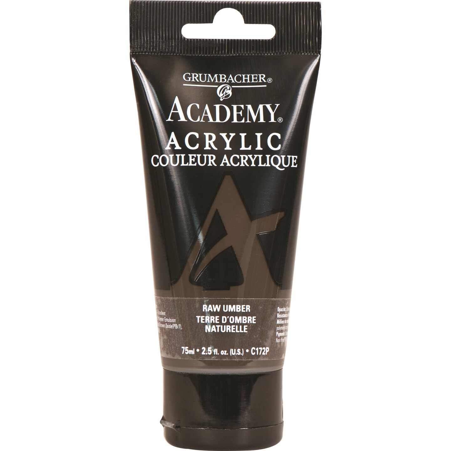 GRUMBACHER Academy Acrylic Paint Color: Raw Umber, Size: 254 oz (C172P ...