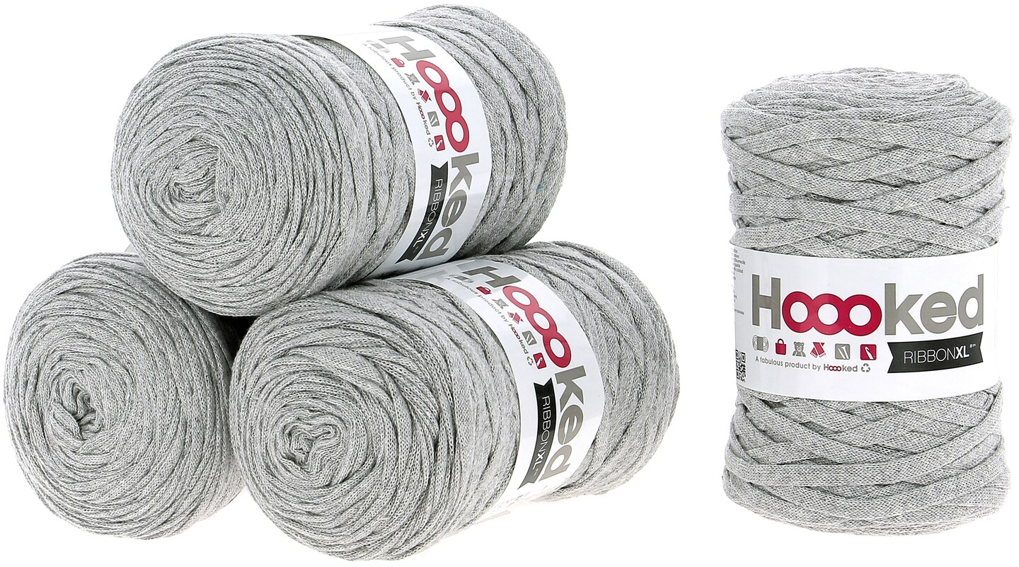 その他 DMC - Hoooked Ribbon XL Silver Grey Hoooked Ribbon XL Silver Grey