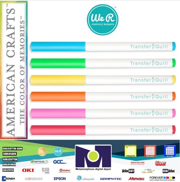 Transfer Quill PEN - Heat Transfer Brights - We R Memory Keepers 661152
