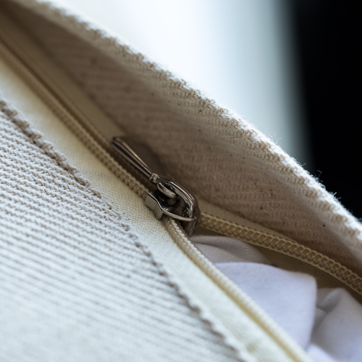 16" Handwoven Cotton Throw Pillow Cover with Traditional Pattern and Tasseled Top