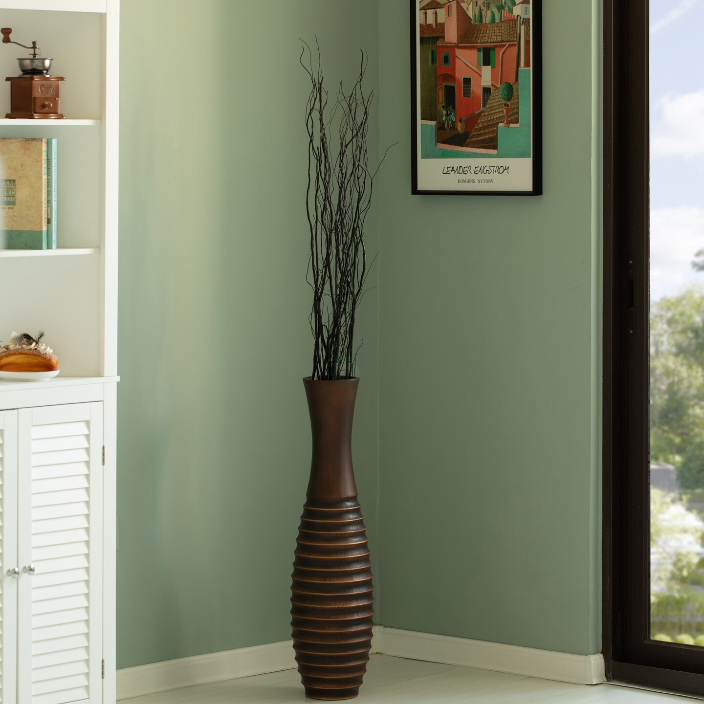 Uniquewise 12 pcs Natural Decorative Dry Branches Authentic Sticks, Home Decoration and Wedding Craft, DIY Greenery Plants Craft Vases fillers Garden Hotel Farmhouse Decor