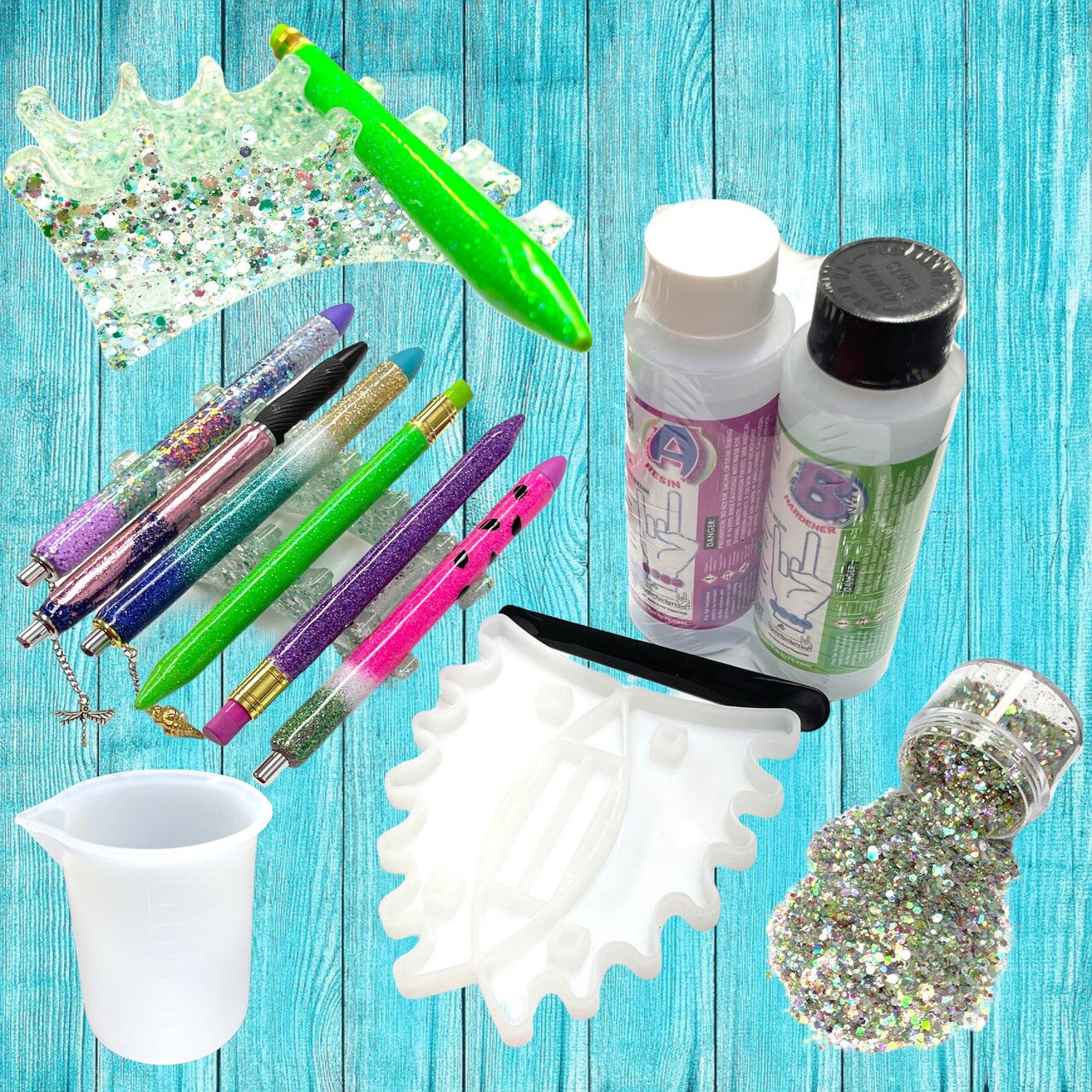 Pen Holder Display Starter Kit with 11 Epoxy Resin Michaels